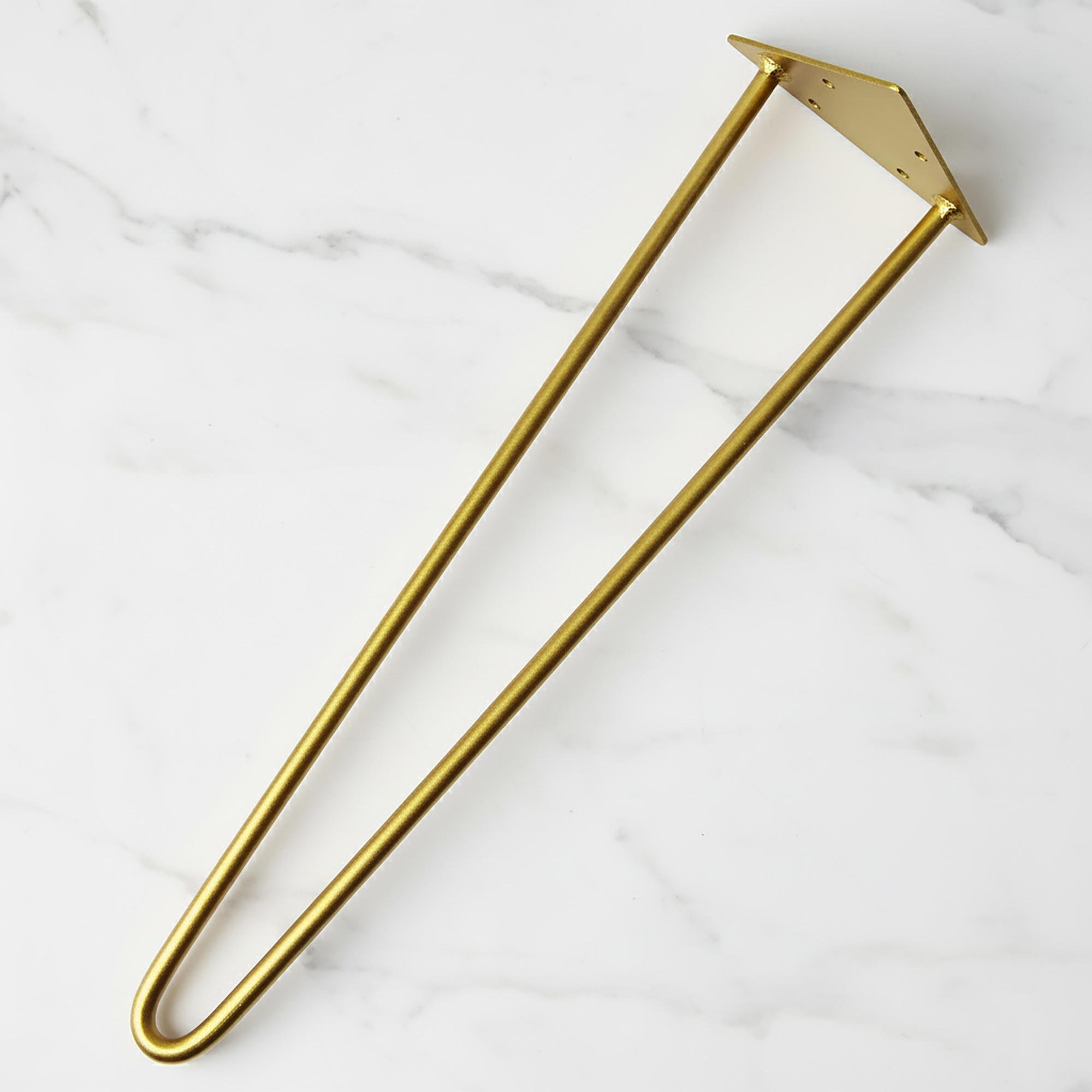 Ножка-шпилька для журнального стола двойная из металла 450 мм Золотой (1135) Ножка-шпилька для журнального стола двойная из металла 450 мм Золотой (1135)