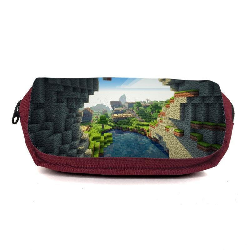 Пенал школьный Minecraft-0018 Красный (1402808410)