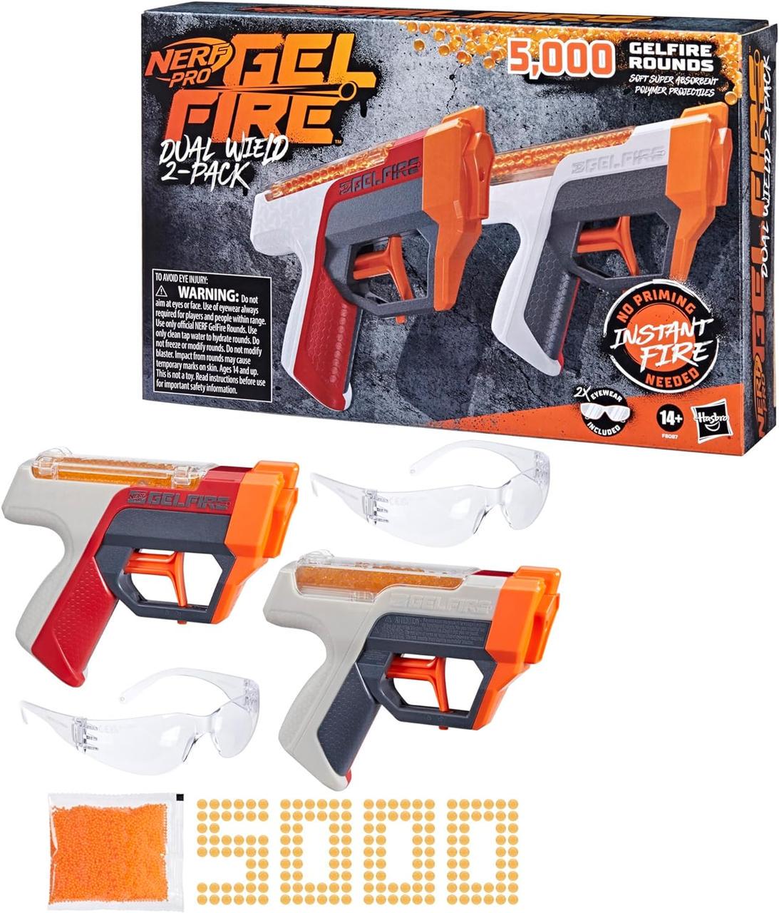 Набор Nerf Pro Gelfire Dual Wield Pack с 2 бластерами (F8087) - фото 6 Набор Nerf Pro Gelfire Dual Wield Pack с 2 бластерами (F8087) - фото 6