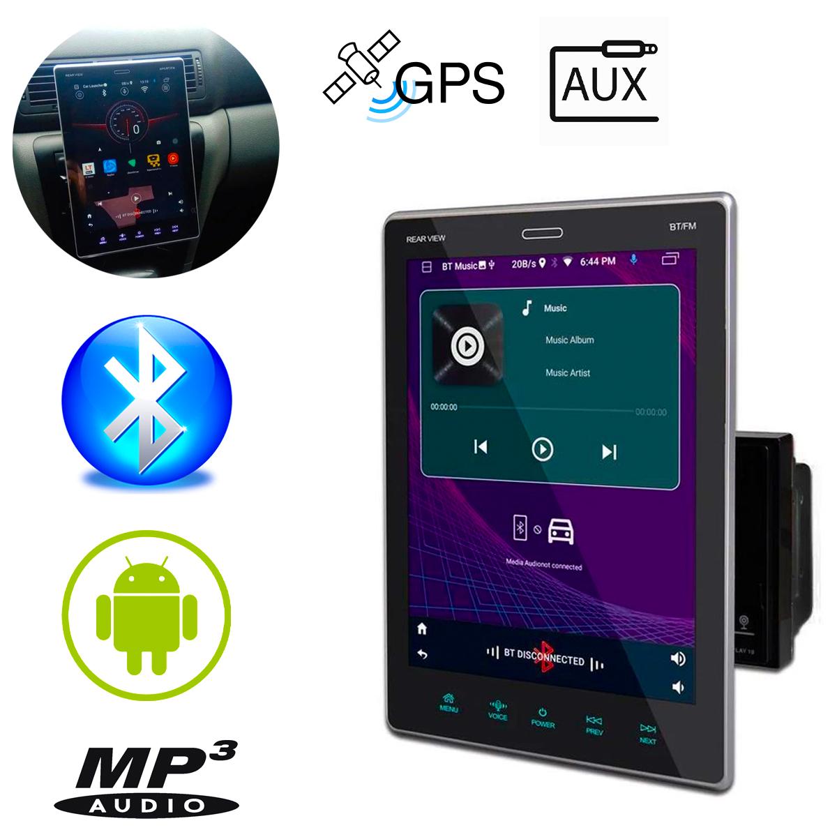 Автомагнітола з екраном 9,5" на Андроїді 1 DIN Tesla Style 9510A Car MP5 Player Чорний (1008995-Black) - фото 3