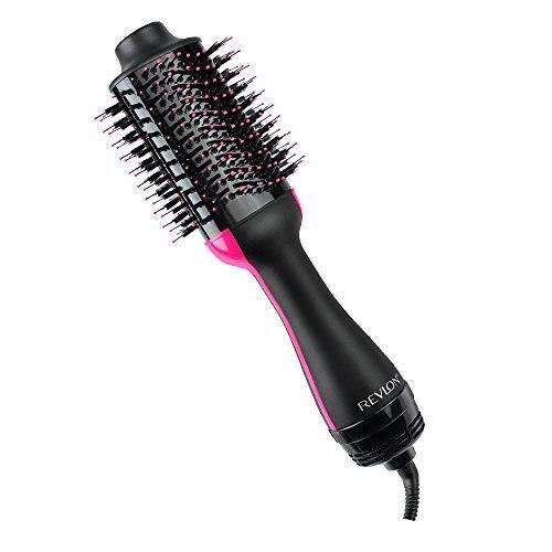 Фен-щетка One Step Hair Dryer Черно-розовый