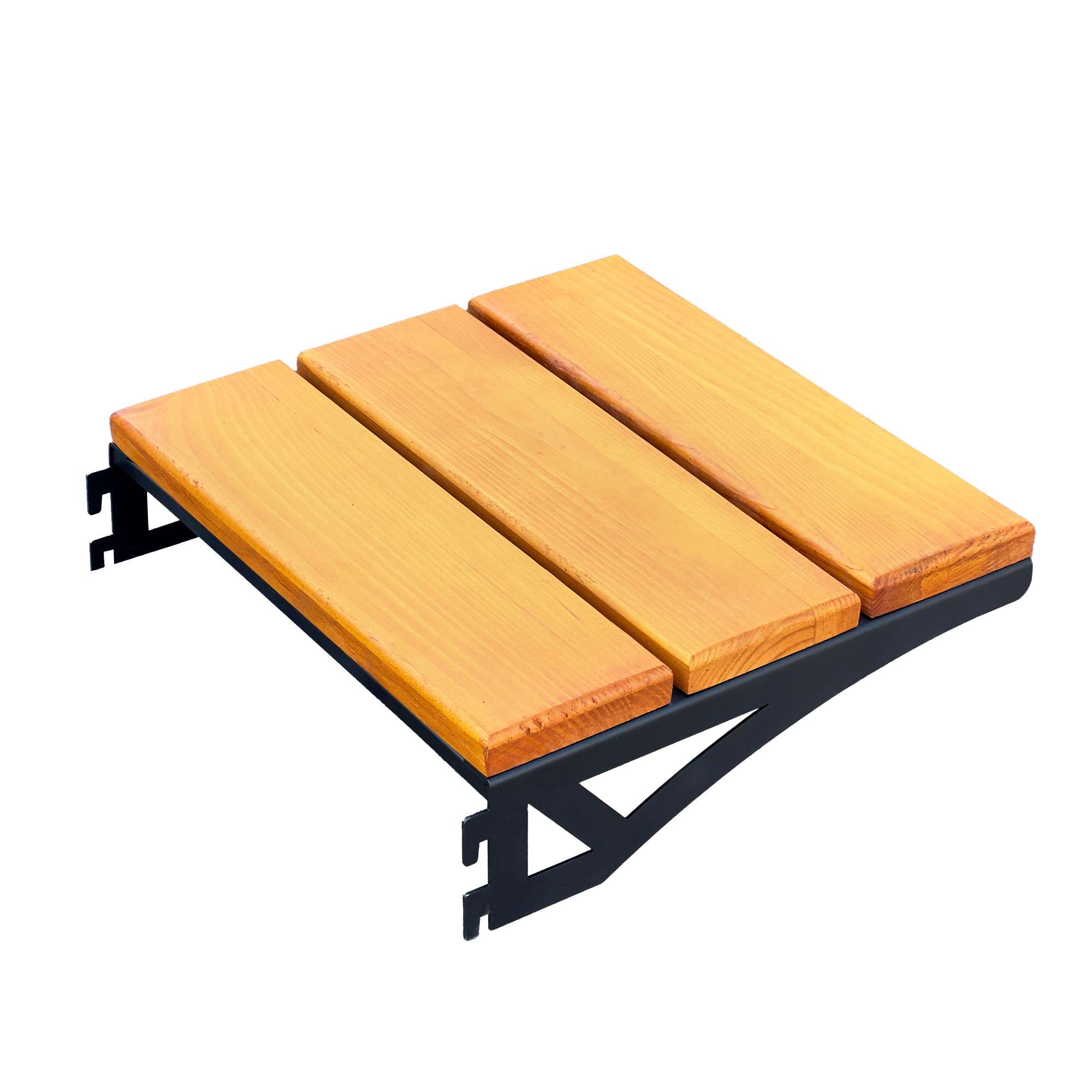 Полка боковая Metalzavod для мангала Кратос светлое дерево (PLK-MDV22)