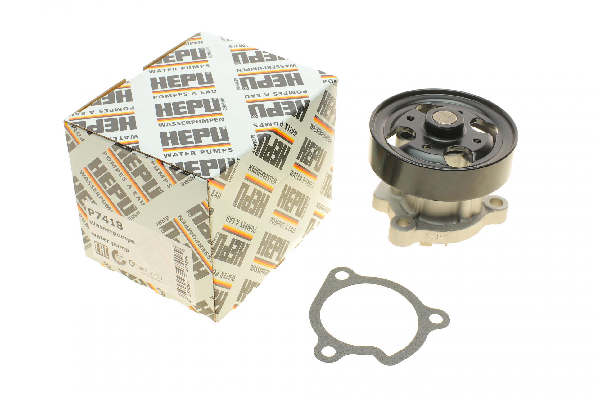Насос воды Hepu Nissan Primera 2.0 02-/X-Trail 2.0/2.0 4x4/2.5 4x4 01-13/Renault Koleos 2.5/2.5 4x4 08- P7418 (25588625)