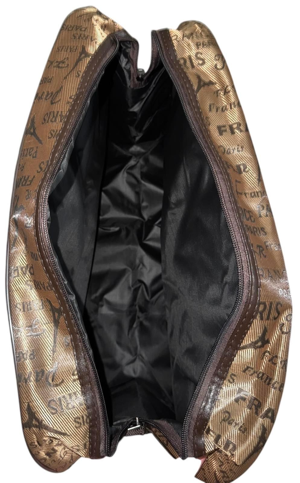 Сумка дорожная ручная кладь с длинным ремнем через плечо Коричневый (8809BP) - фото 5 Сумка дорожная ручная кладь с длинным ремнем через плечо Коричневый (8809BP) - фото 5