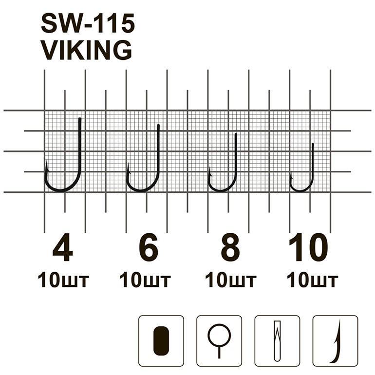 Гачки MiniMax Viking SW-115 №6 10 шт. - фото 3