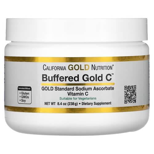 Вітамін С CGN Buffered Gold C Sodium Ascorbate 238 г (CGN-01235)