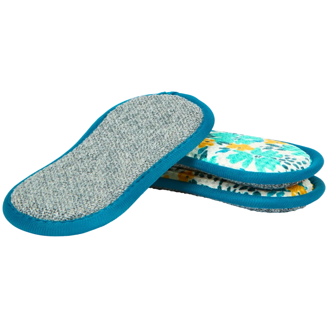 Губка-смайлик абразивна двостороння Scrub Daddy для миття посуду чищення та прибирання різних поверхонь - фото 2