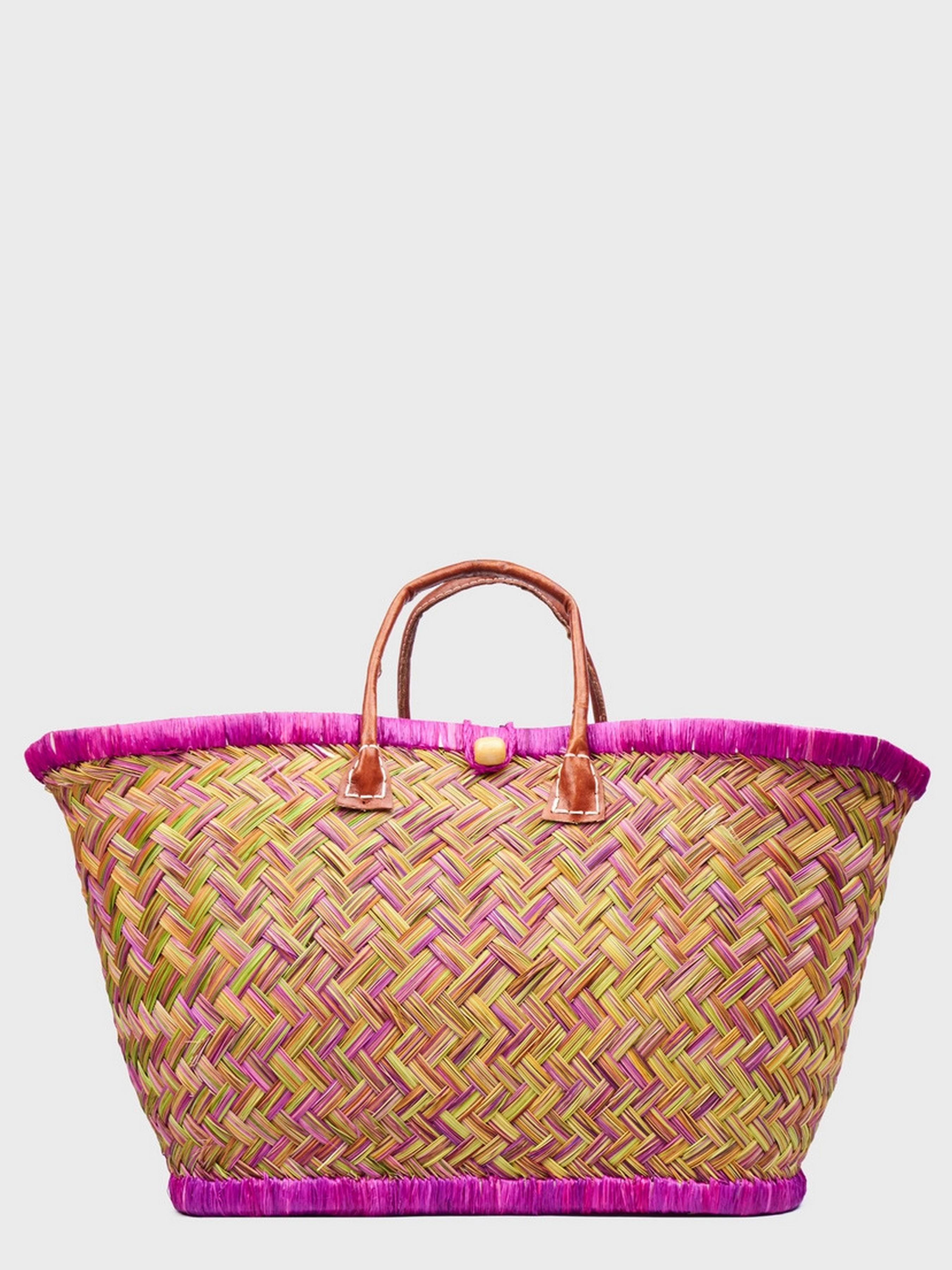 Пляжна сумка LE COMTOUR DE LA PLAGE  Aravola MM Tutti 145 Фуксія