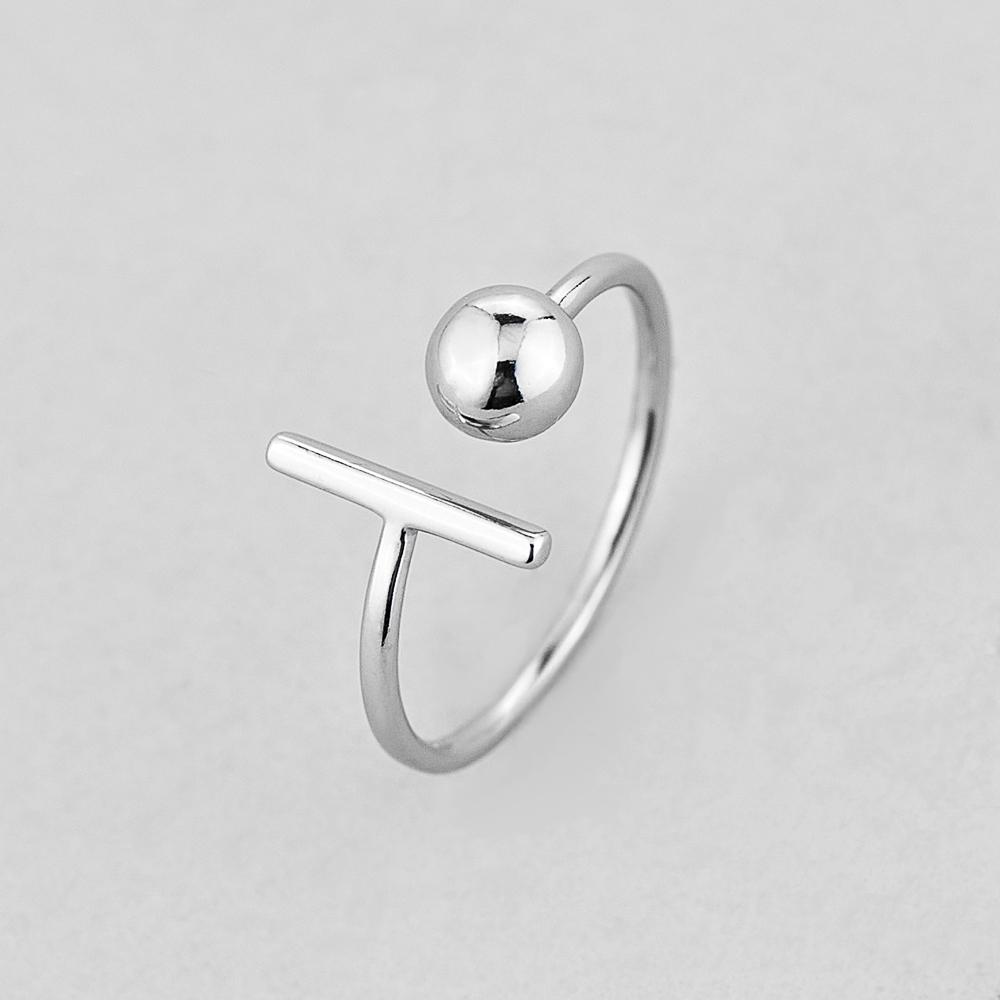 Серебряное кольцо Minimal Рискованность (3141)