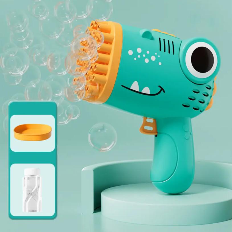 Генератор-пістолет мильних бульбашок Bubble Blaster на батарейках Блакитний (259) - фото 9 Генератор-пістолет мильних бульбашок Bubble Blaster на батарейках Блакитний (259) - фото 9