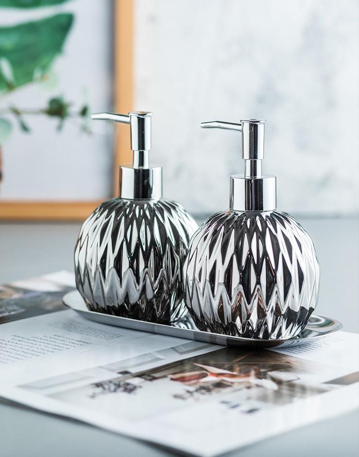 Дозатор для рідкого мила Срібло 7138 400 мл (4363253) - фото 2