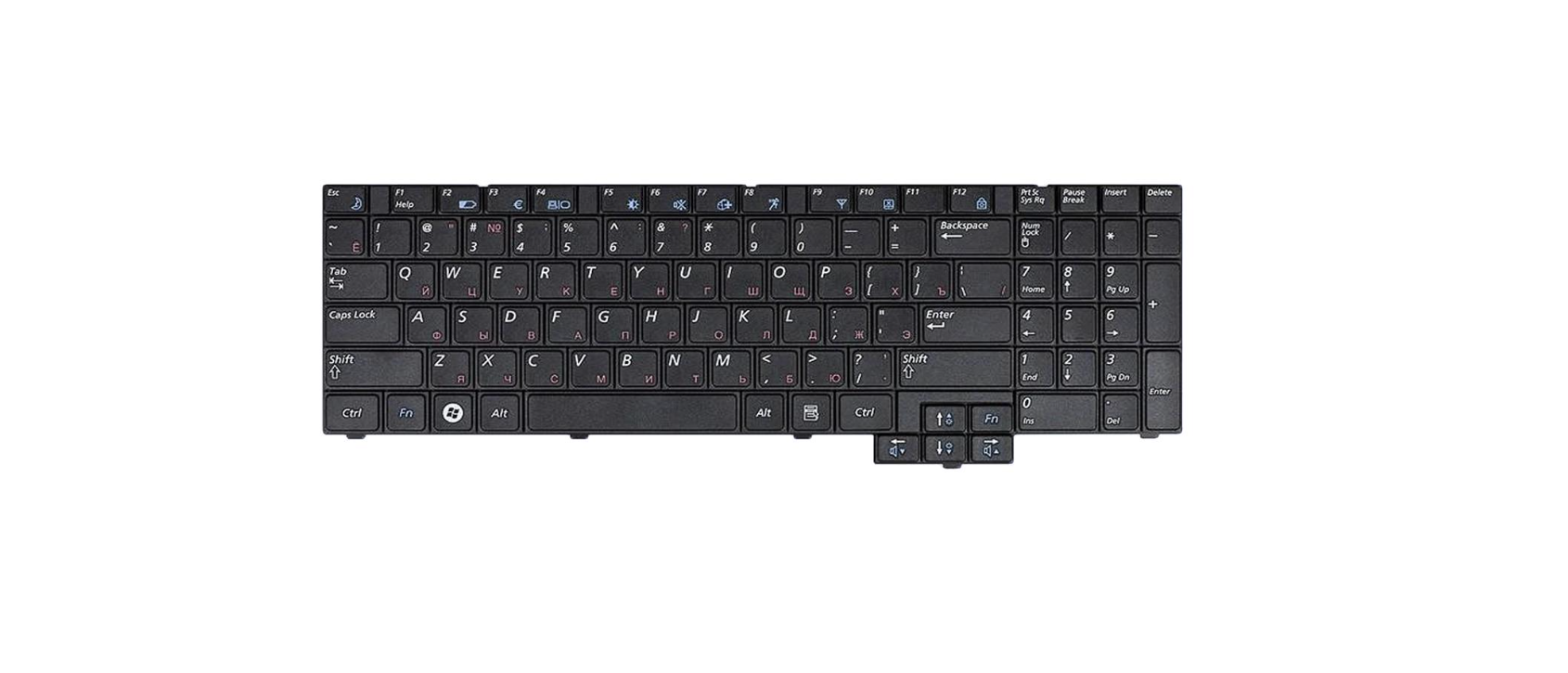Клавиатура для ноутбука Samsung NP-RV508-A03UA матовая (BA59-02832D)