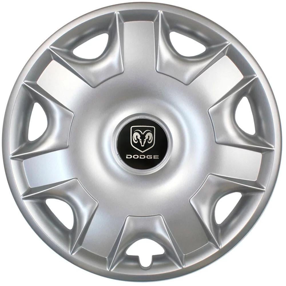 Колпаки SJS 301 с логотипом Dodge R15 4 шт. Серебряный (2654555300)