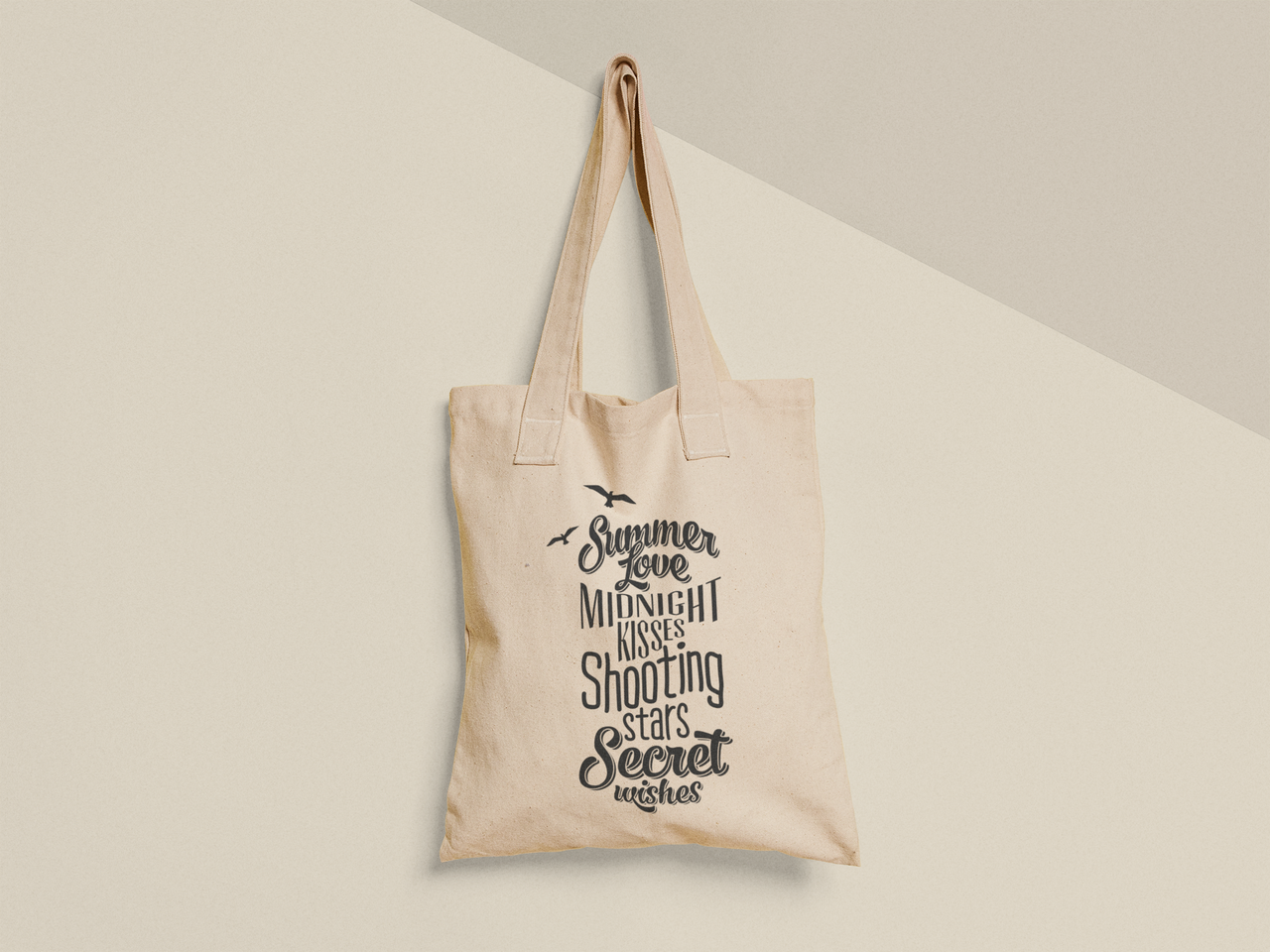 Эко-сумка шоппер с принтом "Summer Love" 38х40 см Бежевый (ПН457-Т) Эко-сумка шоппер с принтом "Summer Love" 38х40 см Бежевый (ПН457-Т)