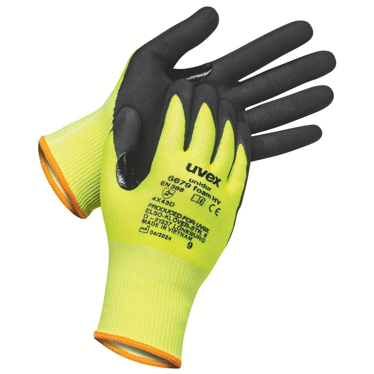 Рукавички Uvex unidur 6679 foam HV р. 08