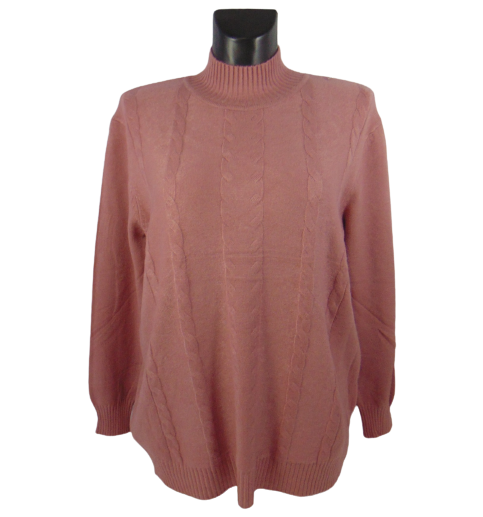 Джемпер женский Anne В6142 2XL-3XL Пудровый (1806569352)