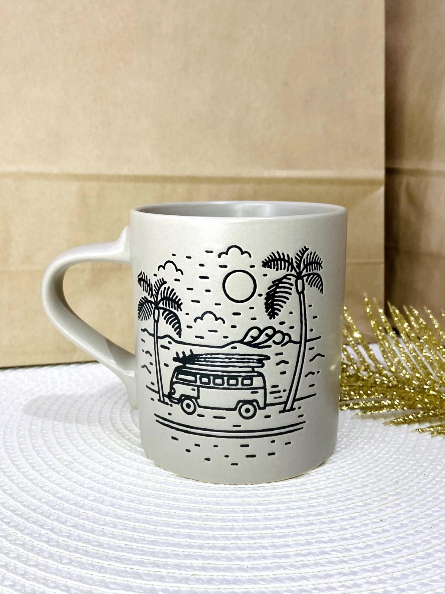 Чашка керамическая Trip Пляж 500 мл