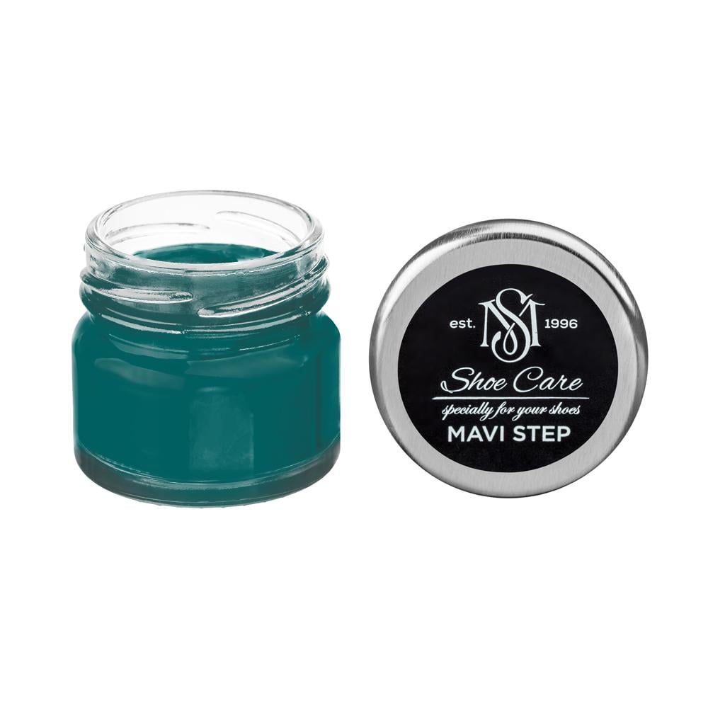 Крем для обуви из кожзама MAVI STEP Custom 25 мл Нержавеющая сталь с черным (5040-B40G)