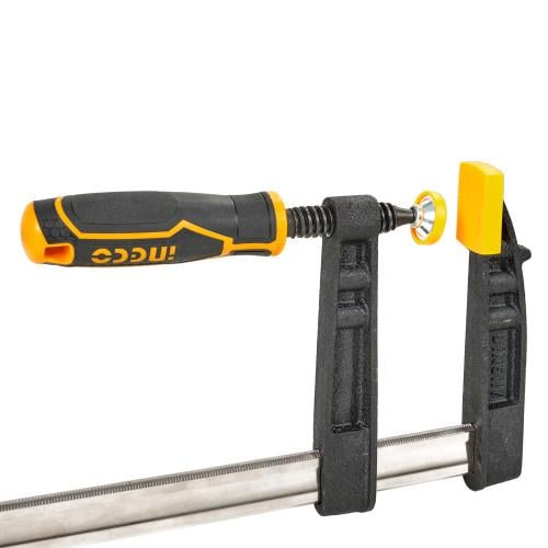 Струбцина столярна INGCO INDUSTRIAL тип-F 120x400 мм (000162384) - фото 4 Струбцина столярна INGCO INDUSTRIAL тип-F 120x400 мм (000162384) - фото 4