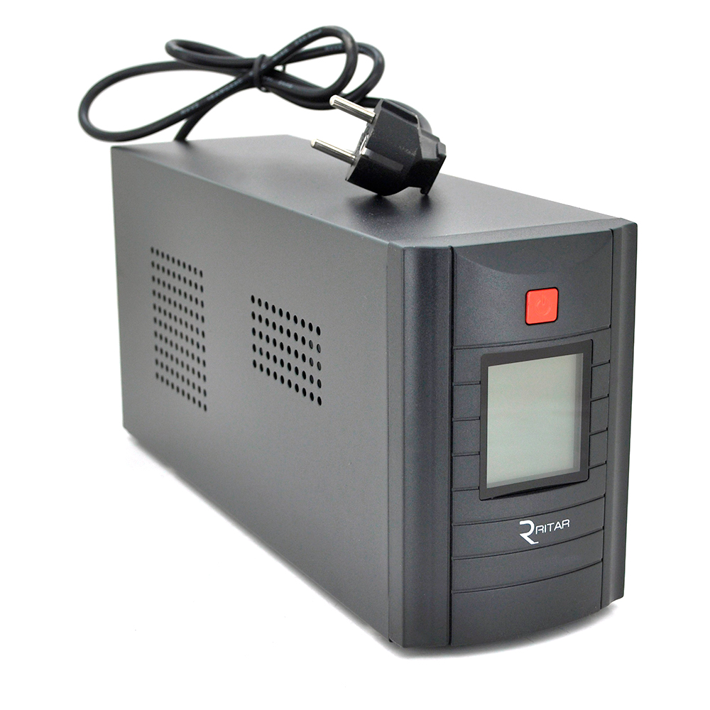 Джерело безперебійного живлення Ritar RTM1000 600W Proxima-D з дисплеєм для комп'ютера та офісної техніки (5861)