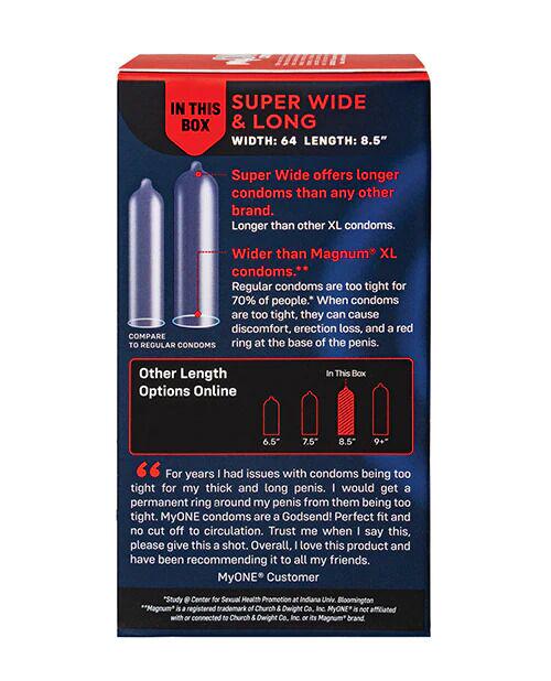Презервативы MyONE Super Wide & Long картонная коробка 10 шт. (SX1255) - фото 3
