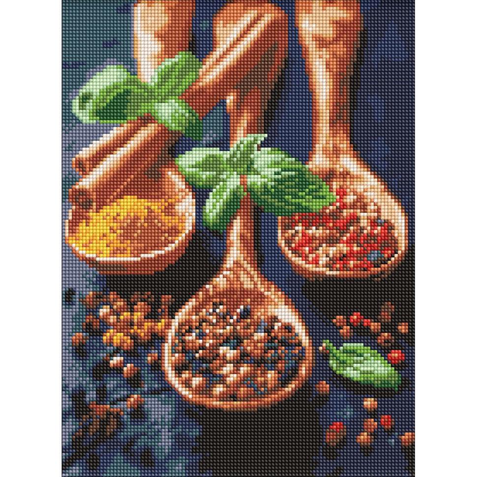 Алмазна мозаїка Ideyka Витончені спеції AMO8031 30х40 см (RLT46692)