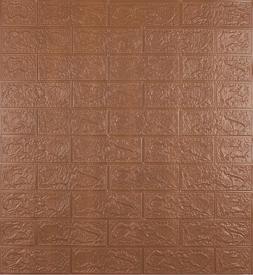 3D-панель декоративная самоклеящаяся под кирпич 700x770x3 мм Коричневый (OS-BG20-3) 3D-панель декоративная самоклеящаяся под кирпич 700x770x3 мм Коричневый (OS-BG20-3)