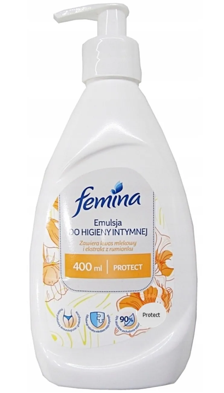 Засіб для інтимної гігієни Femina Emulsja Protect ромашка 400 мл