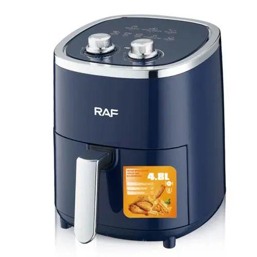 Аэрофритюрница RAF R.5006 1500 Вт с выдвижной чашей 4,8 л Синий (opt-14452) Аэрофритюрница RAF R.5006 1500 Вт с выдвижной чашей 4,8 л Синий (opt-14452)
