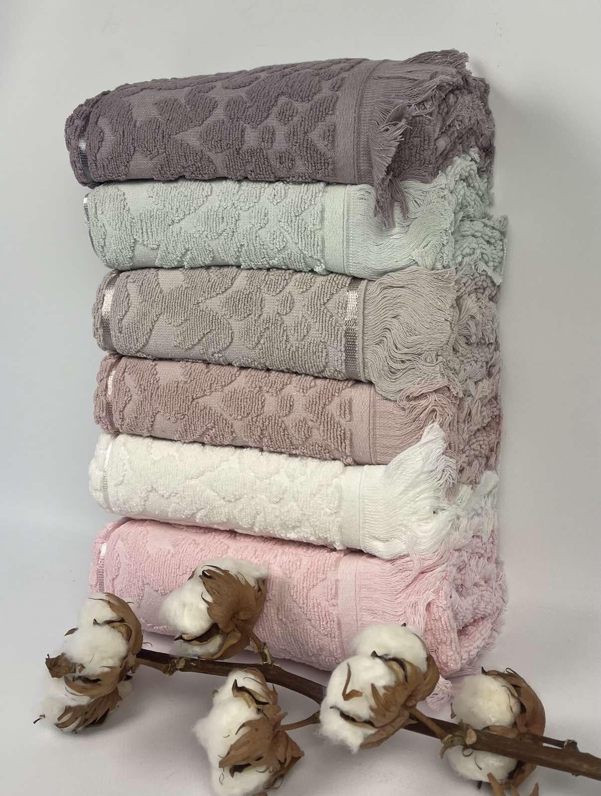 Набір рушників Philippus Velowis E837 50x90 см Різнокольоровий (CN31756) Набір рушників Philippus Velowis E837 50x90 см Різнокольоровий (CN31756)