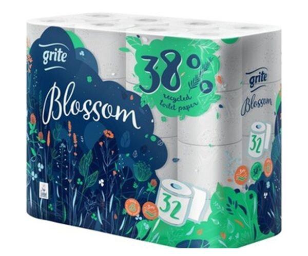 Туалетная бумага GRITE Blossom трехслойная 32 рул. 16,2 м (17923)