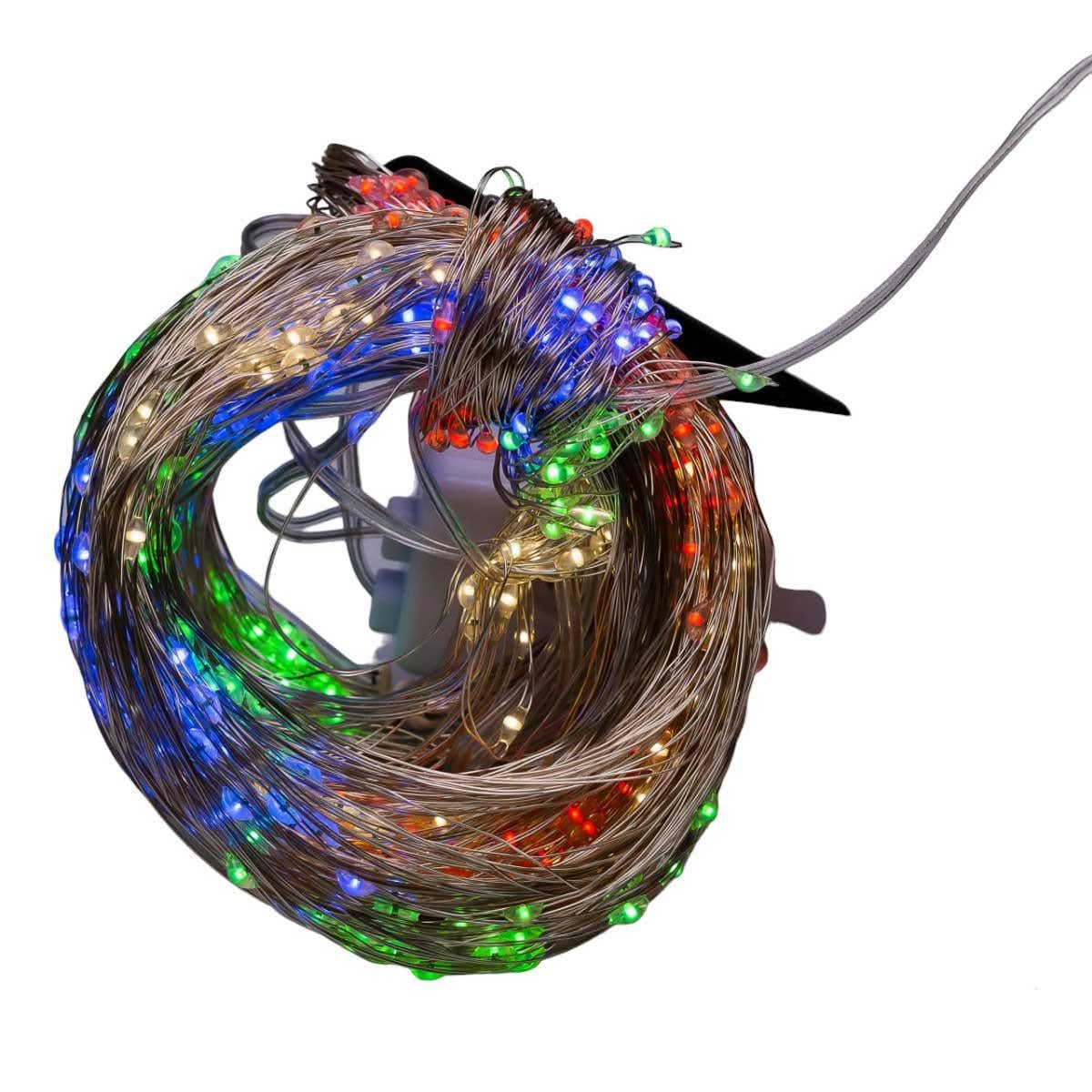 Гірлянда Кінський хвіст GarlandoPro 1733013ML 20 ниток 600 LED на 3 м Різнокольоровий (100-107-1733013ML)