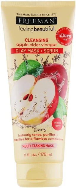 Маска для обличчя FREEMAN Feeling Beautiful 4-in-1 Apple Cider Vinegar Foaming (1970030994)