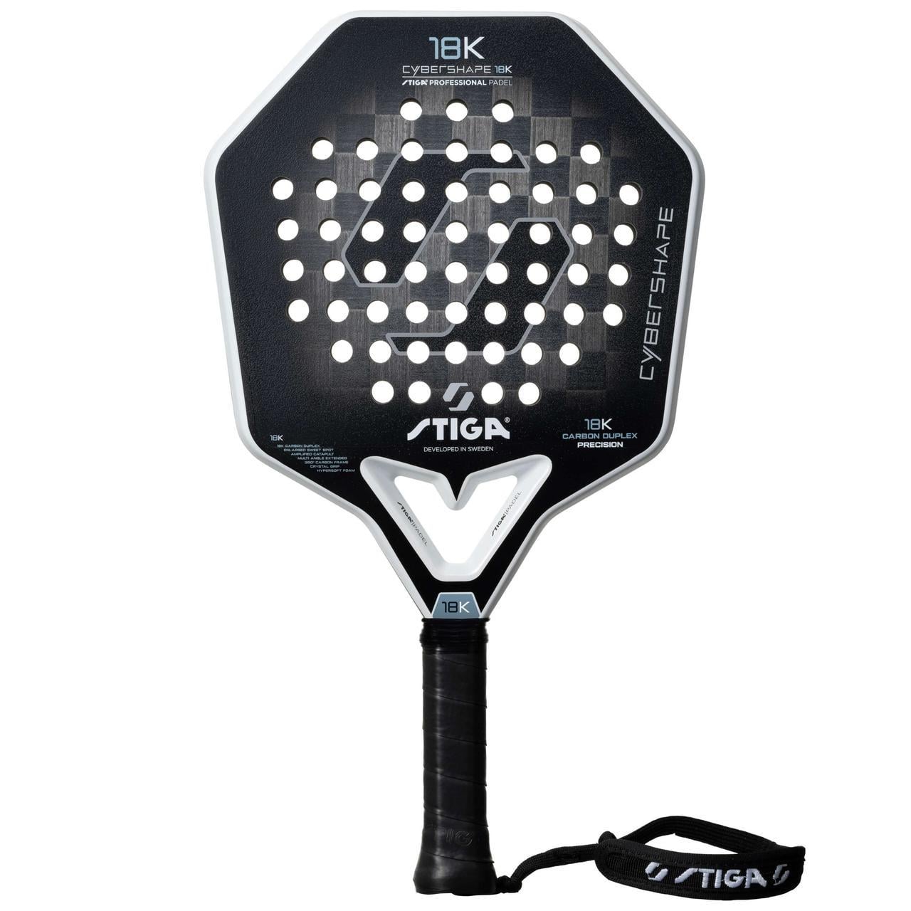 Ракетка для падел тенниса Stiga Racket 18K Cybershape (2202-1701-03) Ракетка для падел тенниса Stiga Racket 18K Cybershape (2202-1701-03)