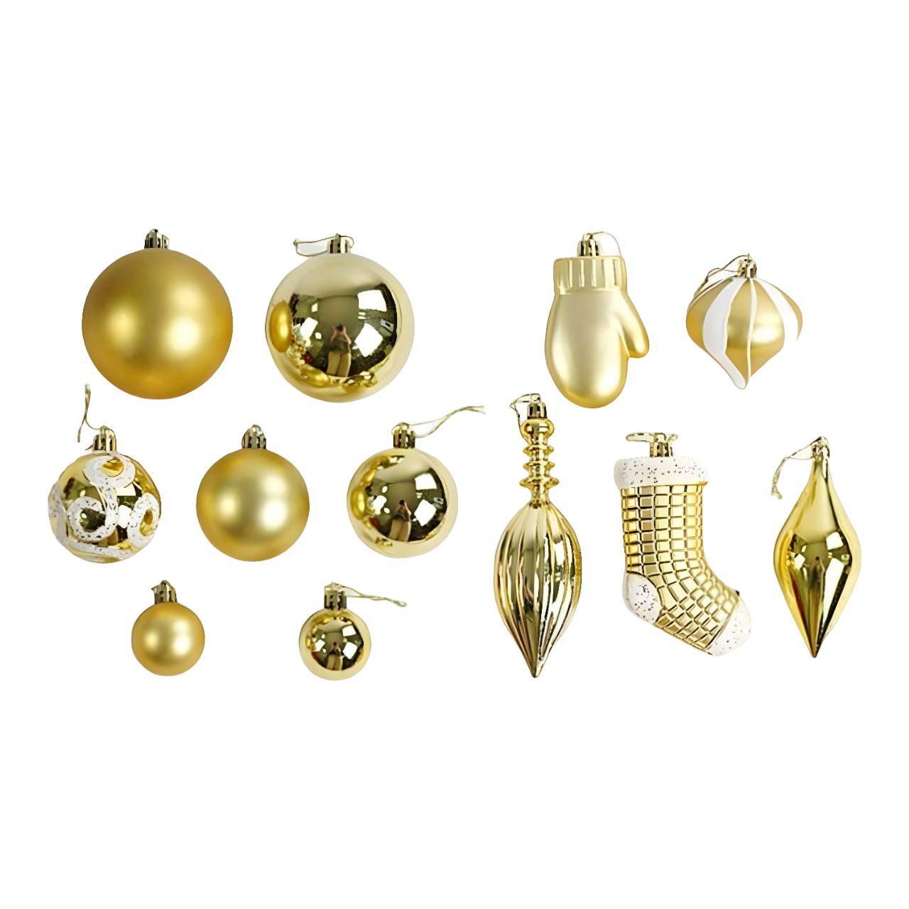 Набор новогодних украшений 50 игрушек на елку (161640)