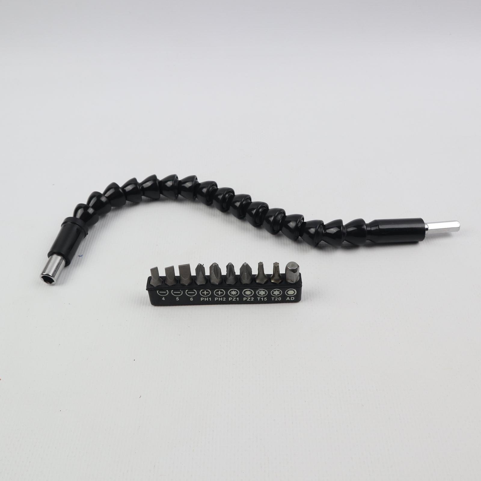 Гибкий удлинитель для шуруповерта биты 10 шт. (4123352)