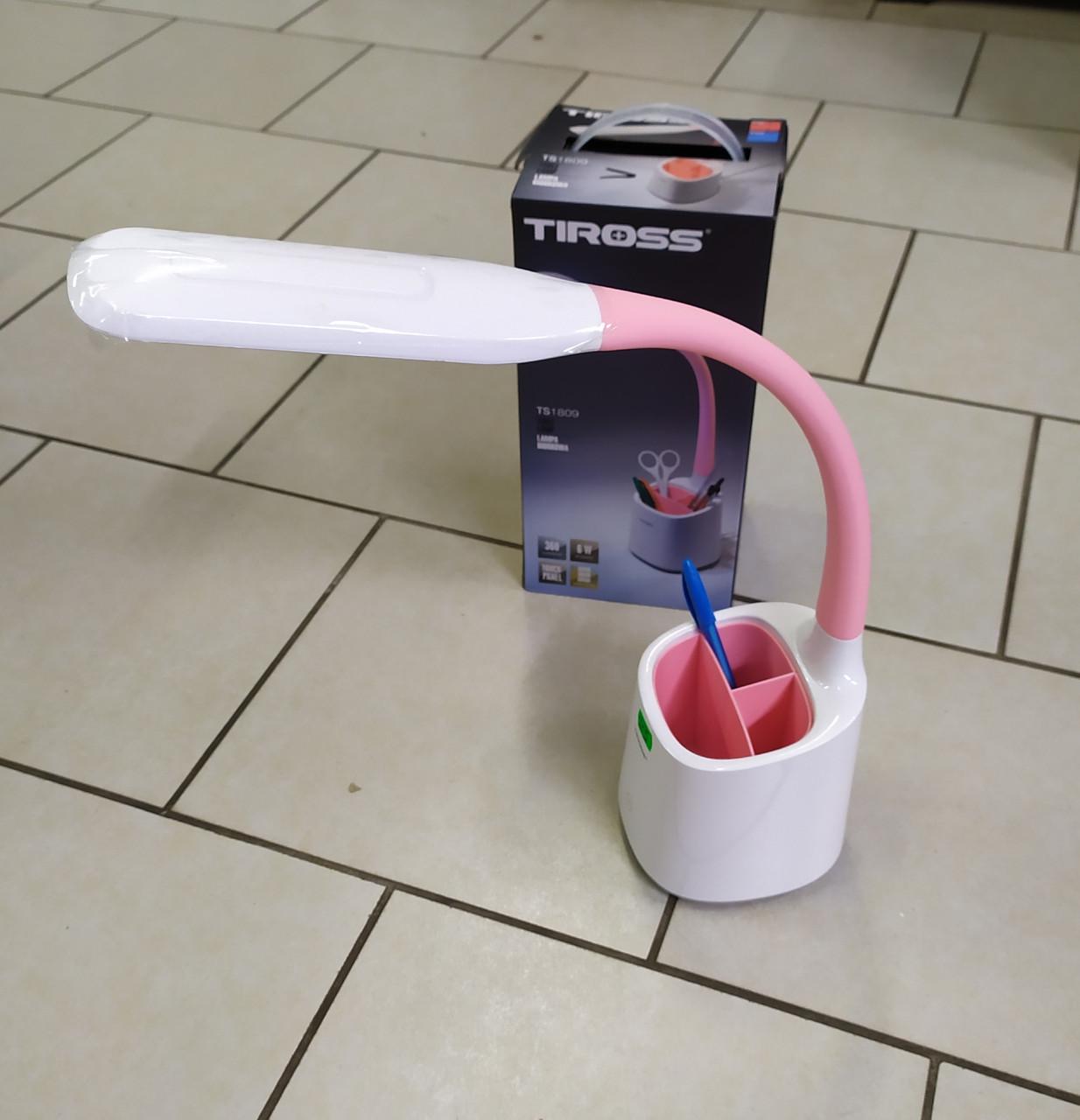 Лампа светодиодная настольная Tiross TS-1809-Pink 60 LED Розовый (5-Tiross TS-1809-Pink) - фото 3 Лампа светодиодная настольная Tiross TS-1809-Pink 60 LED Розовый (5-Tiross TS-1809-Pink) - фото 3