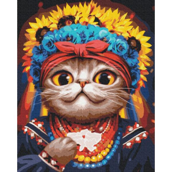 Картина по номерам Brushme Киса 40х50 см в термопакете (BS53310-mt)