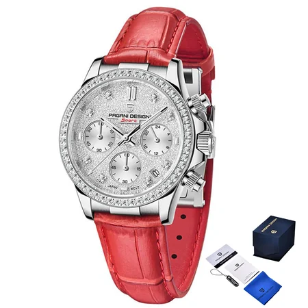 Наручные часы Pagani Design PD-1730 Silver/Red