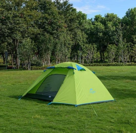 Палатка Naturehike P-Series IIII 210T 65D Graphic NH18Z044-P Green - фото 4