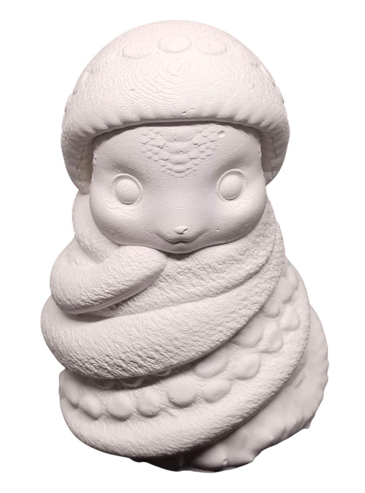 Фігурка для розфарбування Змійка гіпсова (Ф0076)