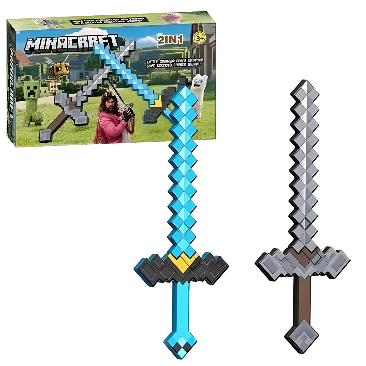 Набор мечей Minecraft своими руками 2в1 (330F)