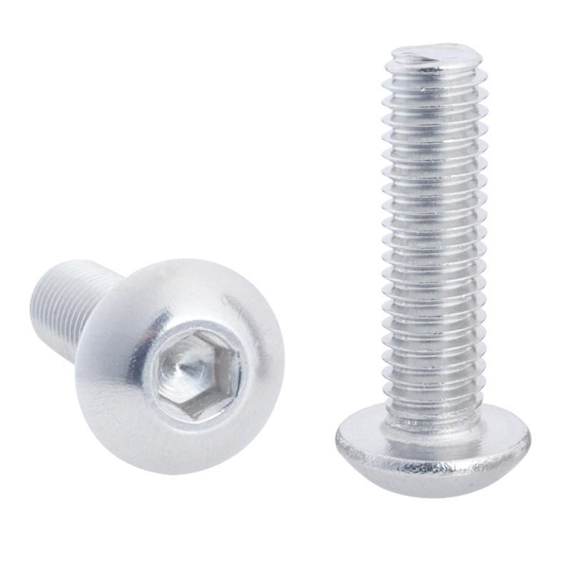 Винт ISO7380 M2x3 мм с полукруглой головкой и внутренним шестигранником из нержавеющей стали 304 - фото 4 Винт ISO7380 M2x3 мм с полукруглой головкой и внутренним шестигранником из нержавеющей стали 304 - фото 4