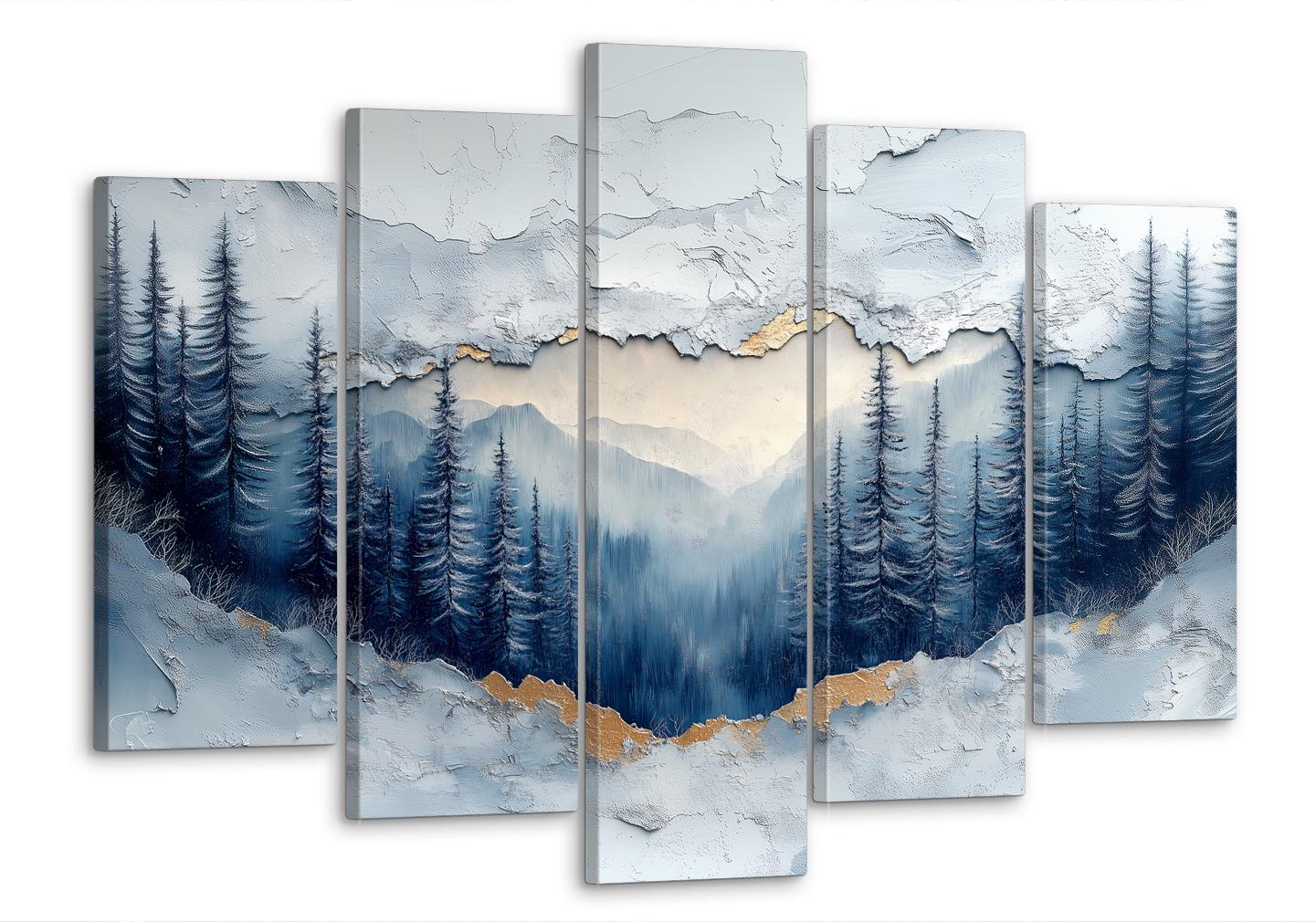 Картина модульна MAKO магія гірського ранку 80x125 см (MK50512)