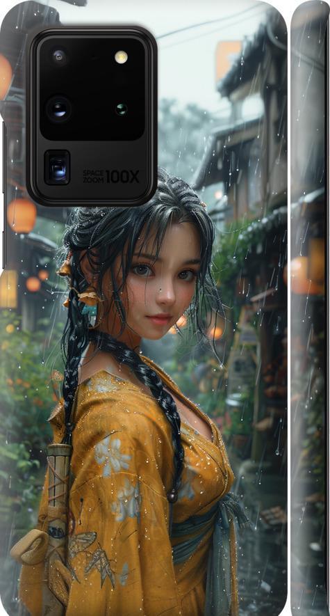 Чехол на Samsung Galaxy S20 Ultra Anime-girl (6133m-1831-42517)