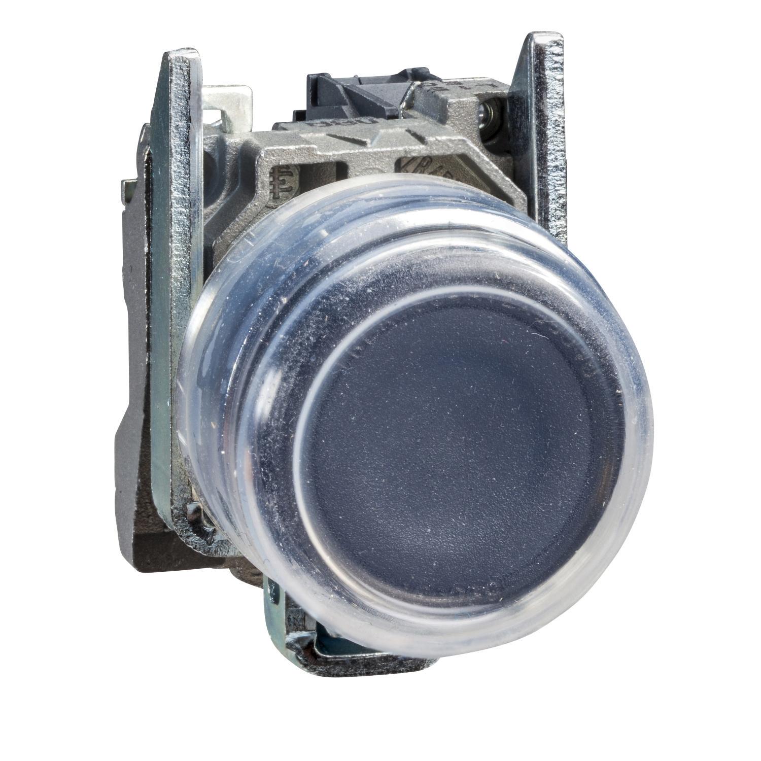 Кнопка управления Schneider Electric Harmony XB4 1NO 22 мм без подсветки с колпачком Черный (XB4BP21EX)