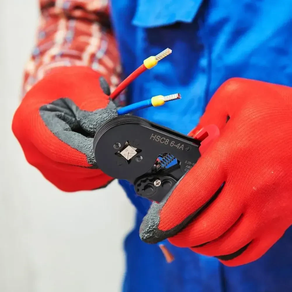 Кримпер HSC8-4A для обжима кабельных наконечников с наконечниками 1200 шт. (2776323805) - фото 4