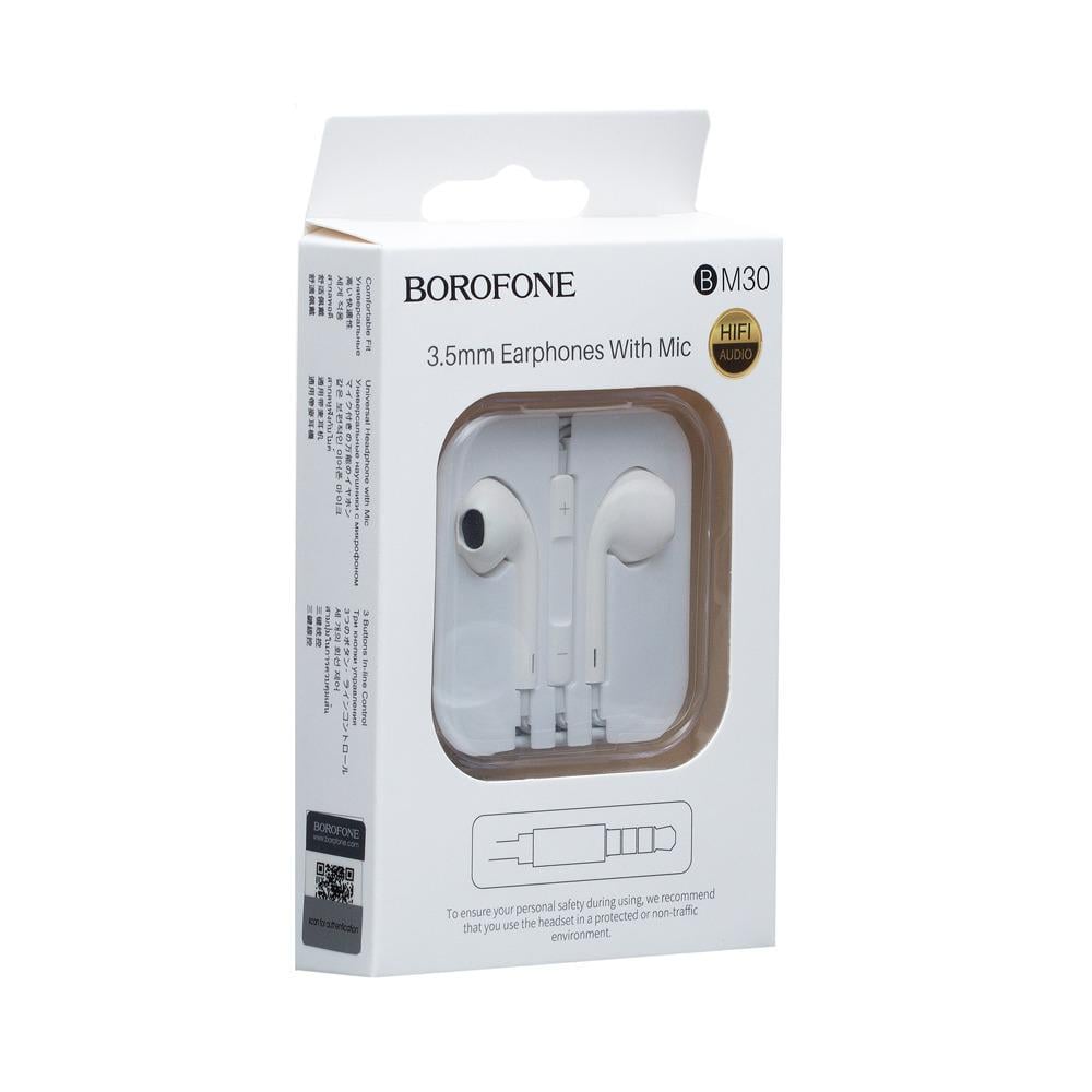 Наушники Borofone BM30 Белый (ЦУ-00024497)