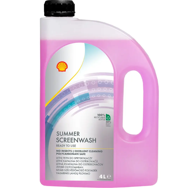 Омыватель стекла летний Shell 4 л (AS37A)