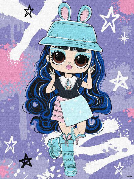 Картина номерів Ideyka L.O.L. Surprise! Tweens Skate Dance Aya Cherry 30x40 см (KHO1213)